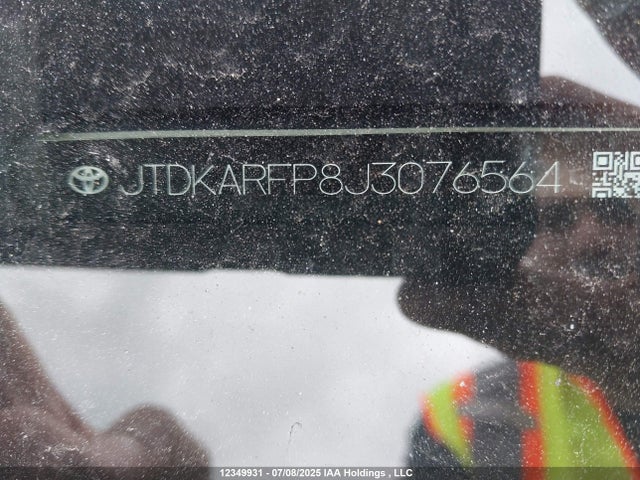 JTDKARFP8J3076564 Toyota 2zr-fxe+1nm