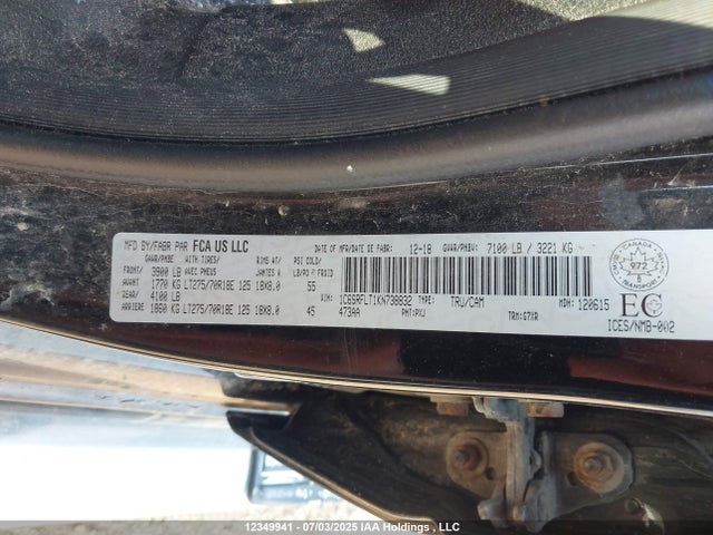 RAM 1500 2019 1C6SRFLT1KN738832 Image 9