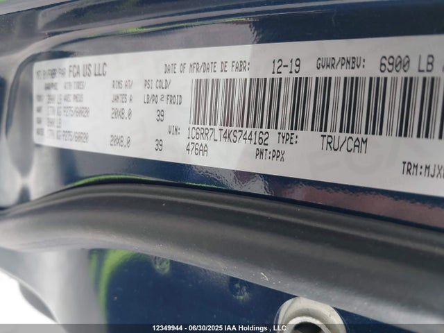 RAM 1500 2019 1C6RR7LT4KS744162 Image 9