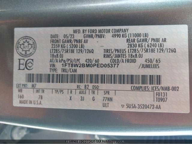 Ford F-250 2023 1FT8W2BM0PED05377 Image 9
