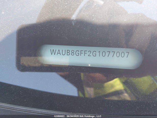 WAUB8GFF2G1077007 Audi 2016