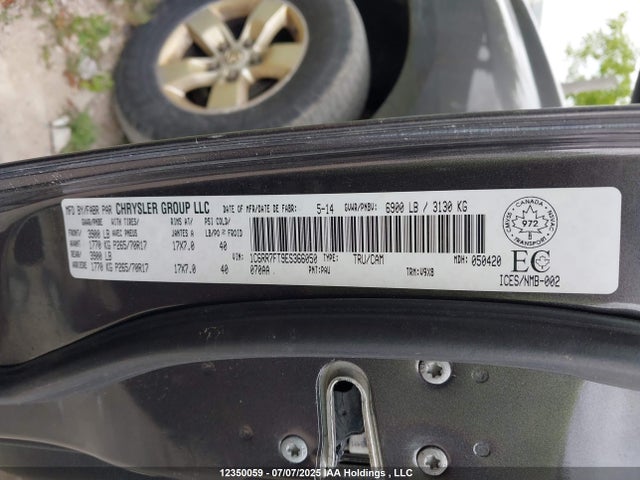 RAM 2014 2014 1C6RR7FT9ES366050 Image 9