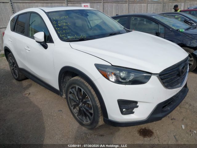 2016 Mazda Cx -5 Gt 4dr Awd მანქანა იყიდება აუქციონზე, vin: JM3KE4DY3G0817806, აუქციონის ნომერი: 12350181