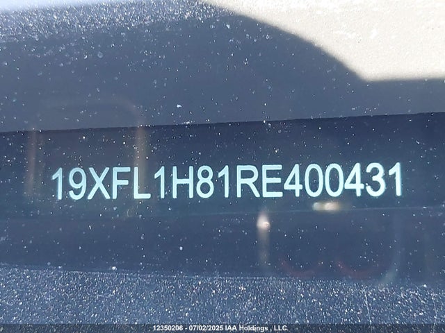 19XFL1H81RE400431 Honda l15b7