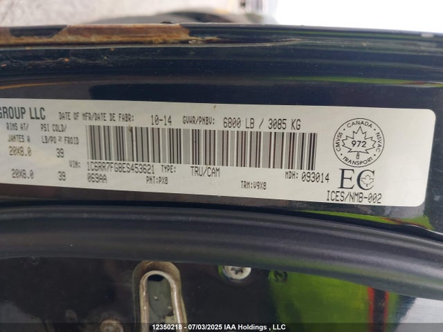 1C6RR7FG8ES453621 Dodge 2014