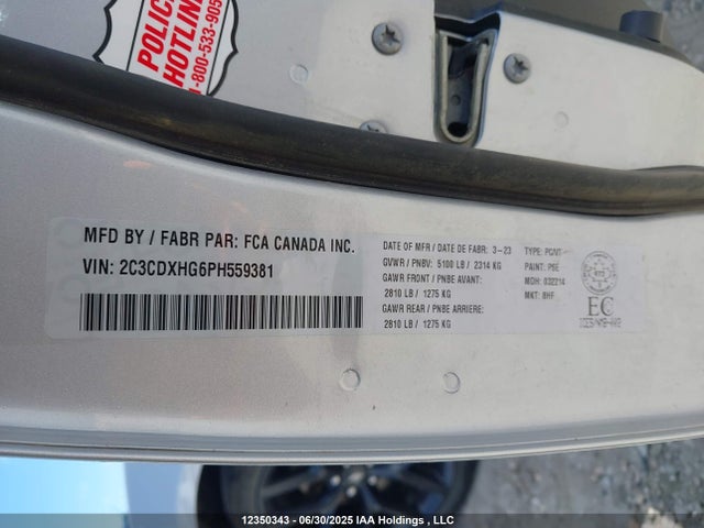 2C3CDXHG6PH559381 Dodge Charger