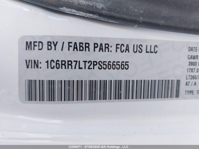RAM 2023 2023 1C6RR7LT2PS566565 Image 9