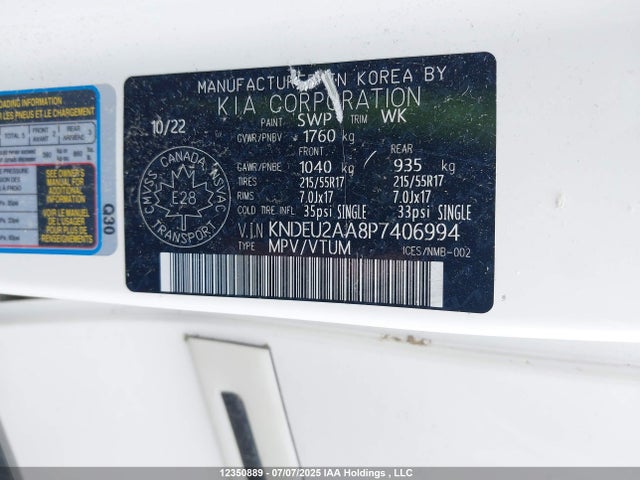 KIA nu 2023 KNDEU2AA8P7406994 Image 9