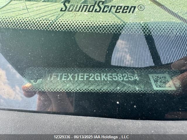 1FTEX1EF2GKE58254 Ford 2016