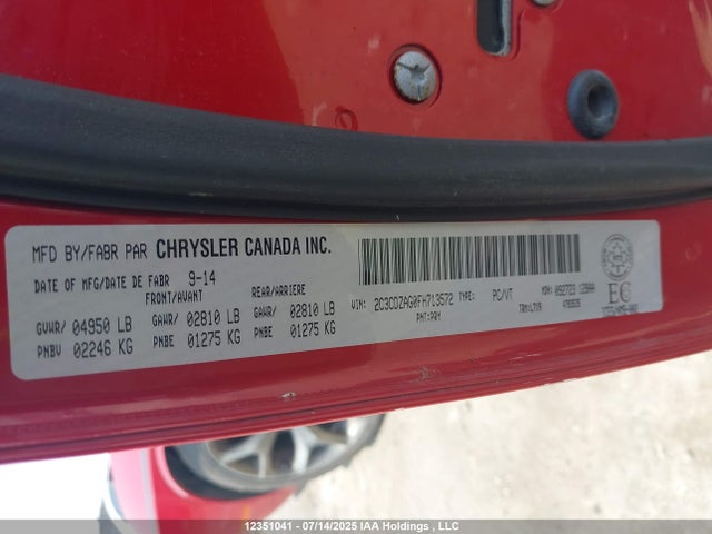 2C3CDZAG0FH713572 Dodge 2015