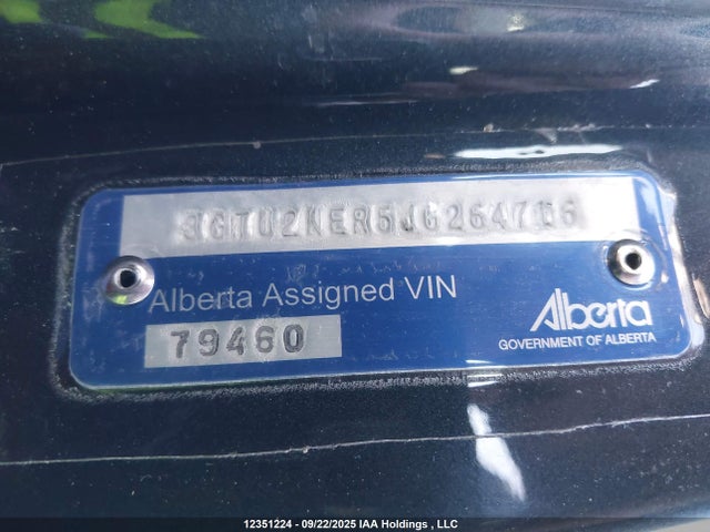 3GTU2NER5JG264716 GMC l8b - bas 3, alum, gen 5