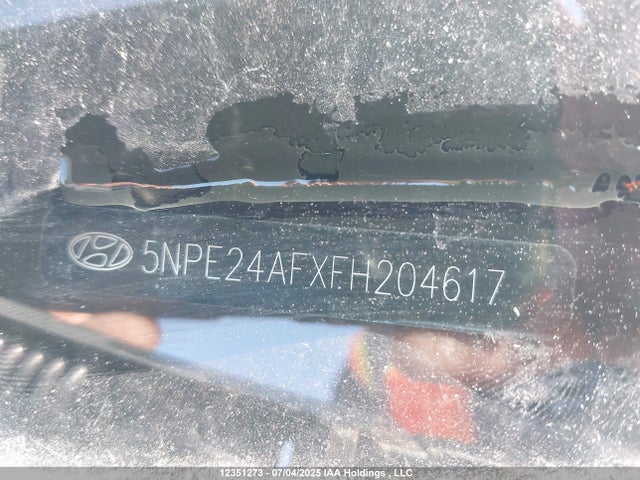 5NPE24AFXFH204617 Hyundai dohc gdi theta-ii
