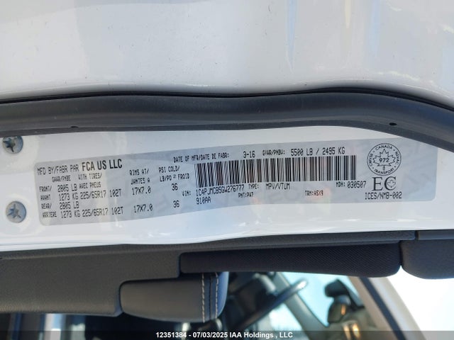 1C4PJMCB5GW276777 Jeep Cherokee