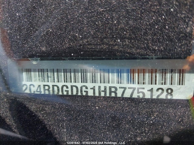 2C4RDGDG1HR775128 Dodge Grand Caravan