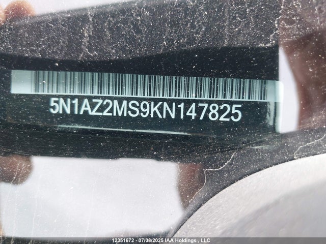 5N1AZ2MS9KN147825 Nissan 2019