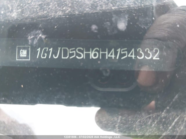 1G1JD5SH6H4154332 Chevrolet luw - mfi, e85 max