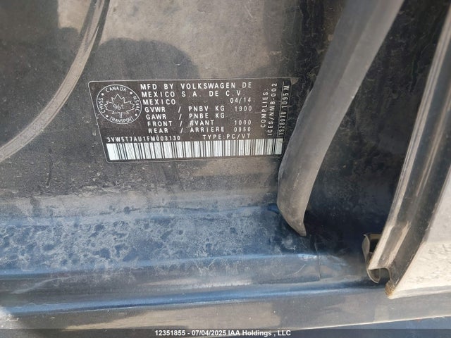3VW5T7AU1FM003130 Volkswagen GTI