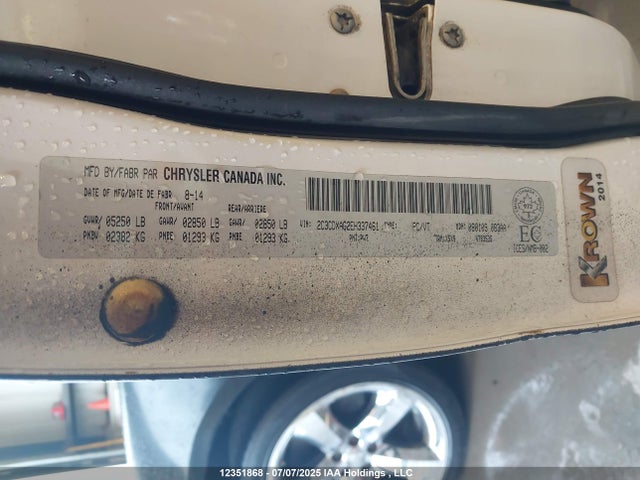 2C3CDXAG2EH337461 Dodge Charger