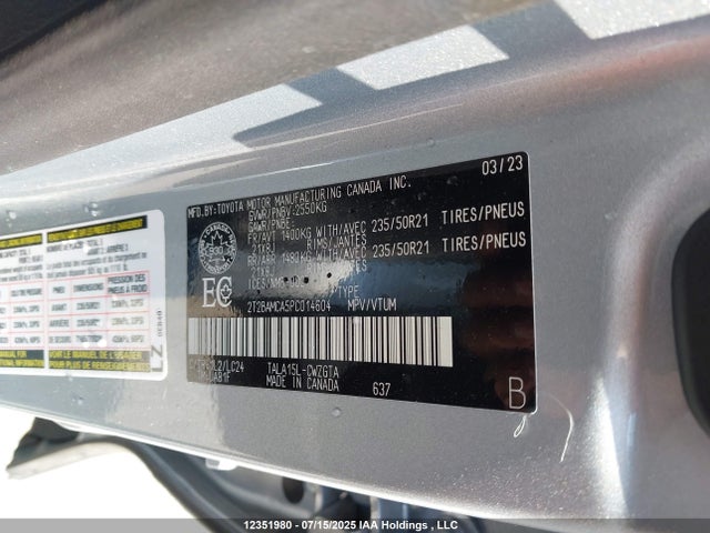 2T2BAMCA5PC014604 Lexus t24a-fts
