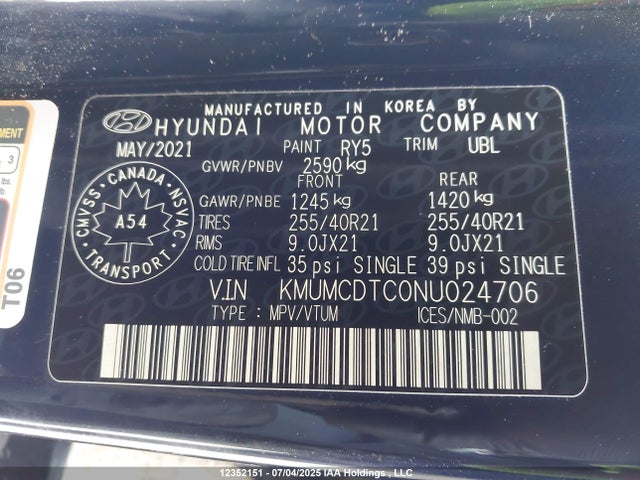 KMUMCDTC0NU024706 Genesis t-gdi lamda iii