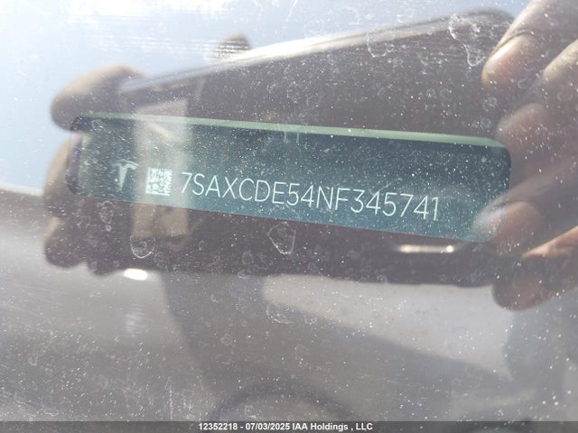 7SAXCDE54NF345741 Tesla MODEL X