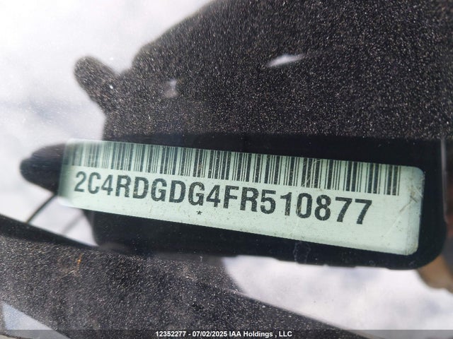 2C4RDGDG4FR510877 Dodge 2015