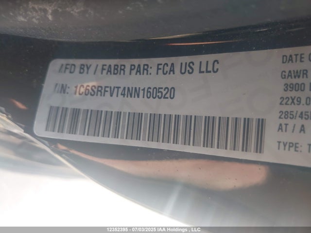 RAM 1500 2022 1C6SRFVT4NN160520 Image 9