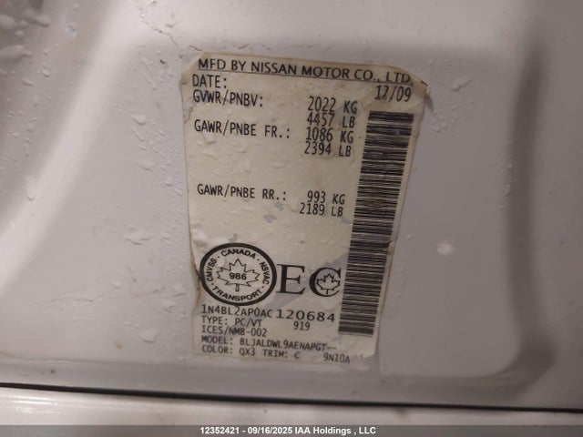 1N4AL3AP1GN373057 Nissan Altima