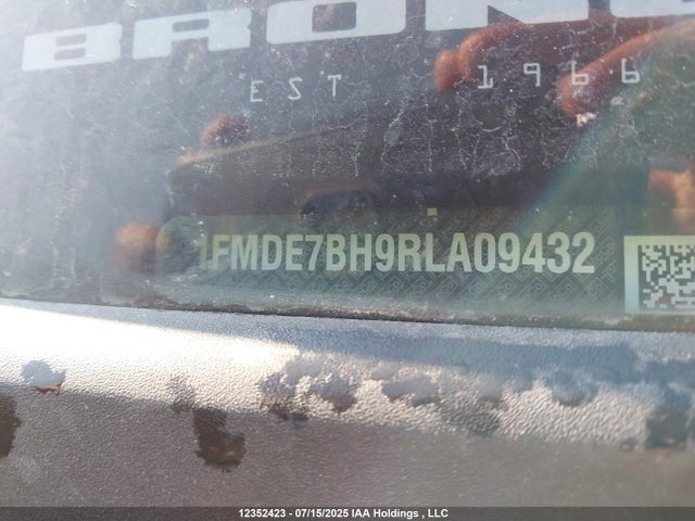 1FMDE7BH9RLA09432 Ford ecoboost