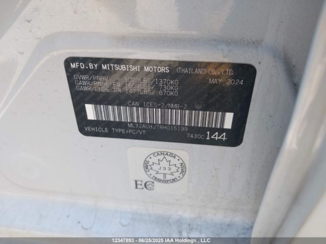 ML32AUHJ7RH015199 Mitsubishi mivec
