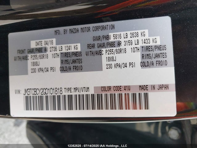 JM3TCBCY2G0101818 Mazda py