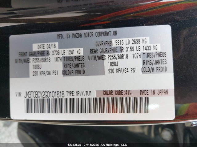 JM3TCBCY2G0101818 Mazda py