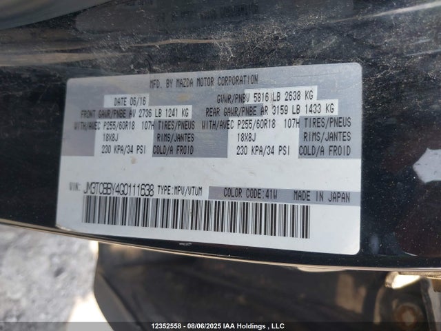 JM3TCBBY4G0111638 Mazda py