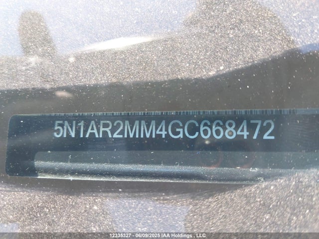 5N1AR2MM4GC668472 Nissan 2016