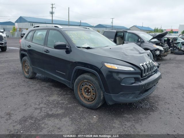 Продажа на аукционе авто 2016 Jeep Cherokee Sport, vin: 1C4PJMAS1GW365734, номер лота: 12352633