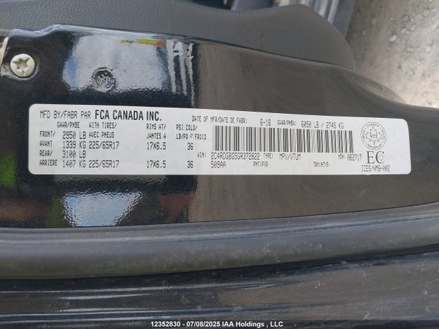 Dodge Grand Caravan 2016 2C4RDGBG5GR372822 Image 8
