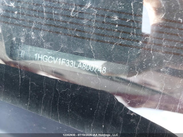 1HGCV1F33LA800748 Honda l15be
