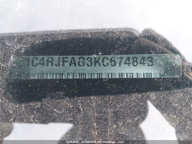 Продаж на аукціоні авто 2019 Jeep Grand Cherokee Laredo, vin: 1C4RJFAG3KC674843, номер лоту: 12353047