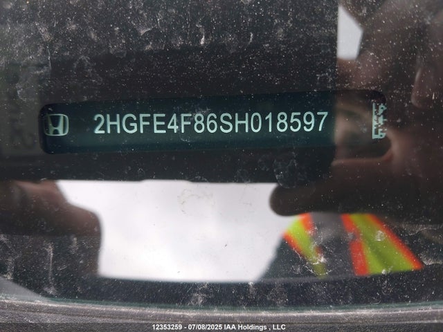Honda lfc3 2025 2HGFE4F86SH018597 Image 19
