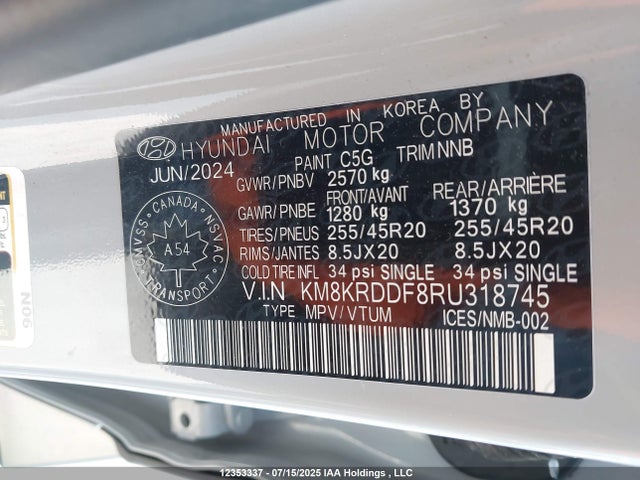 Hyundai Ioniq 5 2024 KM8KRDDF8RU318745 Image 19