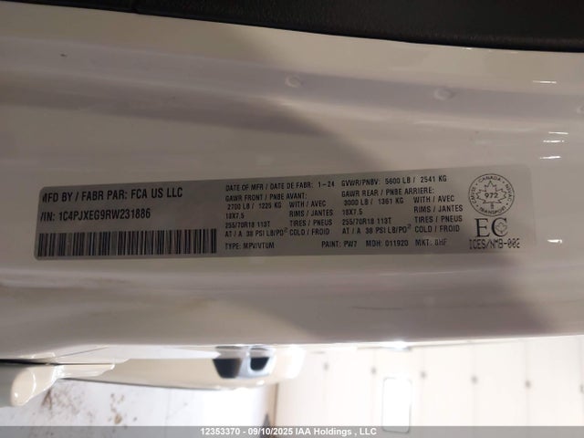 1C4PJXEG9RW231886 Jeep Wrangler