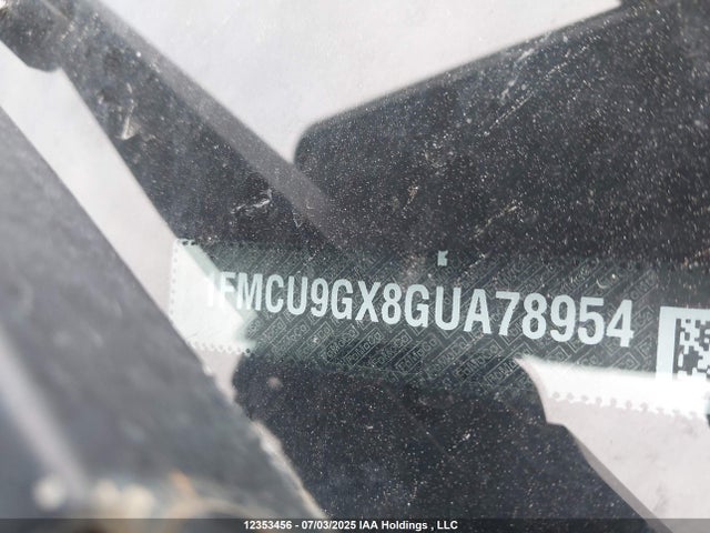 1FMCU9GX8GUA78954 Ford 2016