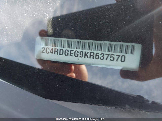 2C4RDGEG9KR637570 Dodge 2019
