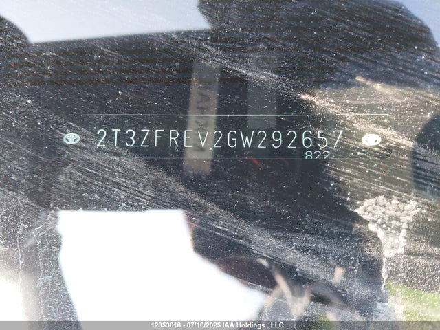 Toyota 2ar-fe 2016 2T3ZFREV2GW292657 Image 9
