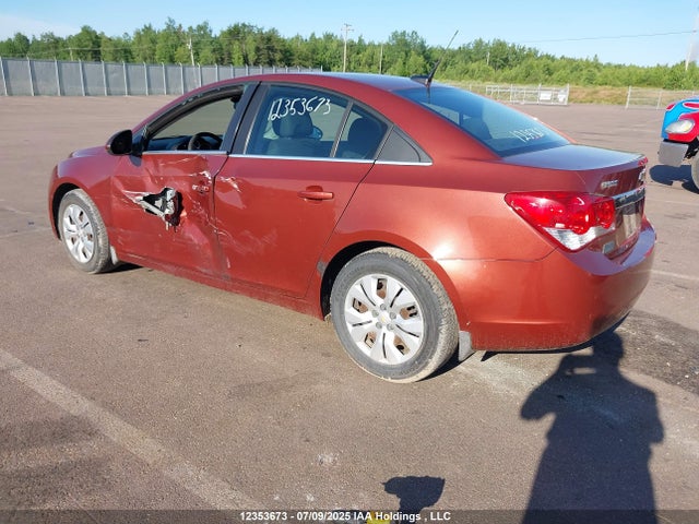 12353673 :رقم المزاد ، 1G1PF5SC0C7194163 vin ، 2012 Chevrolet Cruze Lt Turbo مزاد بيع