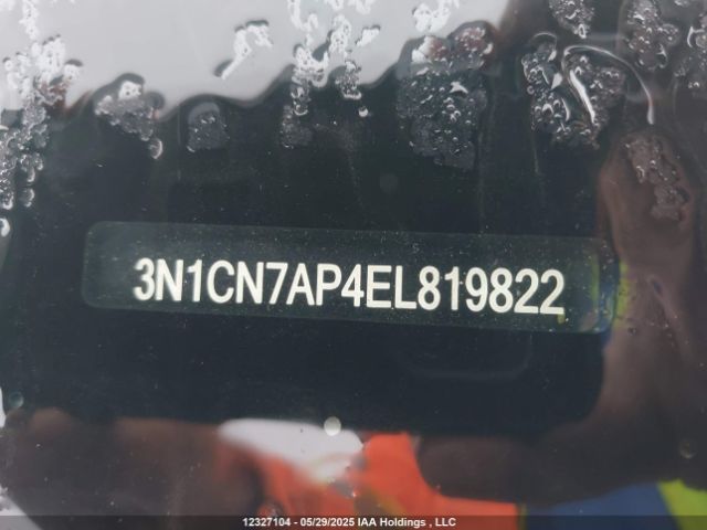 3N1CN7AP4EL819822 Nissan Versa