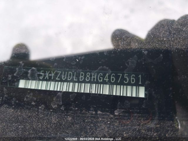 5XYZUDLB8HG467561 Hyundai gdi theta ii