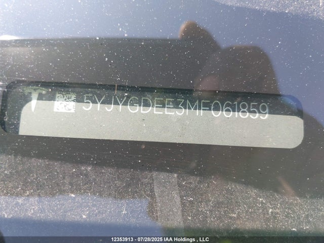 5YJYGDEE3MF061859 Tesla Model Y