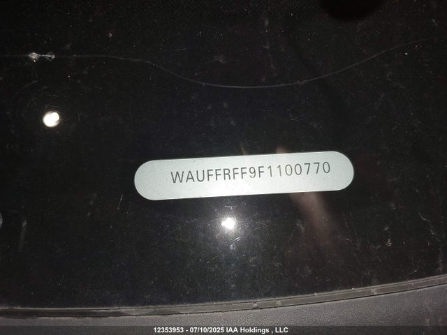 WAUFFRFF9F1100770 Audi 2015