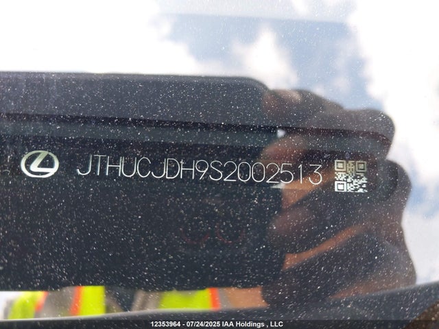 JTHUCJDH9S2002513 Lexus m20a-fxs